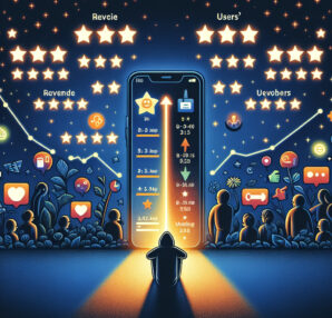 Wpływ recenzji i ocen użytkowników na sukces aplikacji mobilnych.