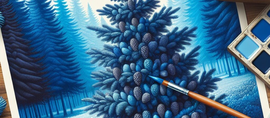 Blau Fichte