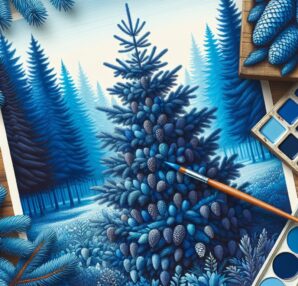 Blau Fichte